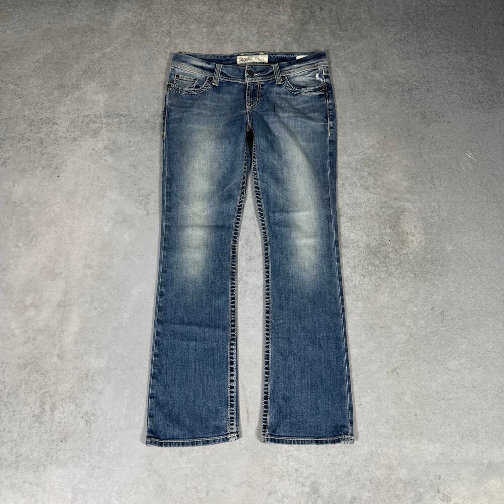 BKE Denim Culture Bootcut Jeans Low Rise Medium Blue Womens - Size: 30R
